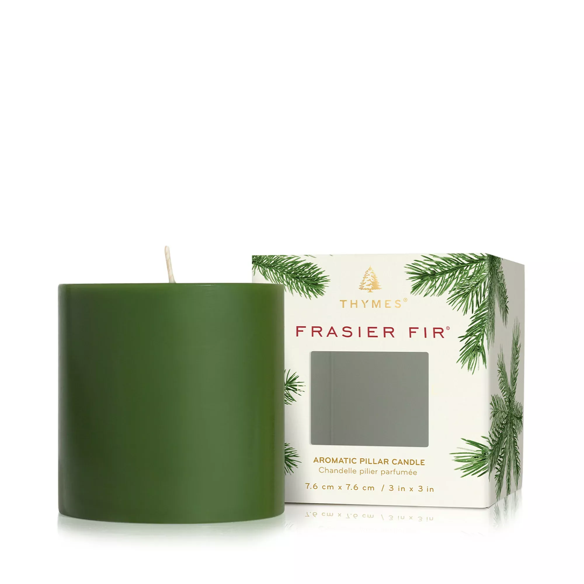 Thymes Frasier Fir Pillar Candle