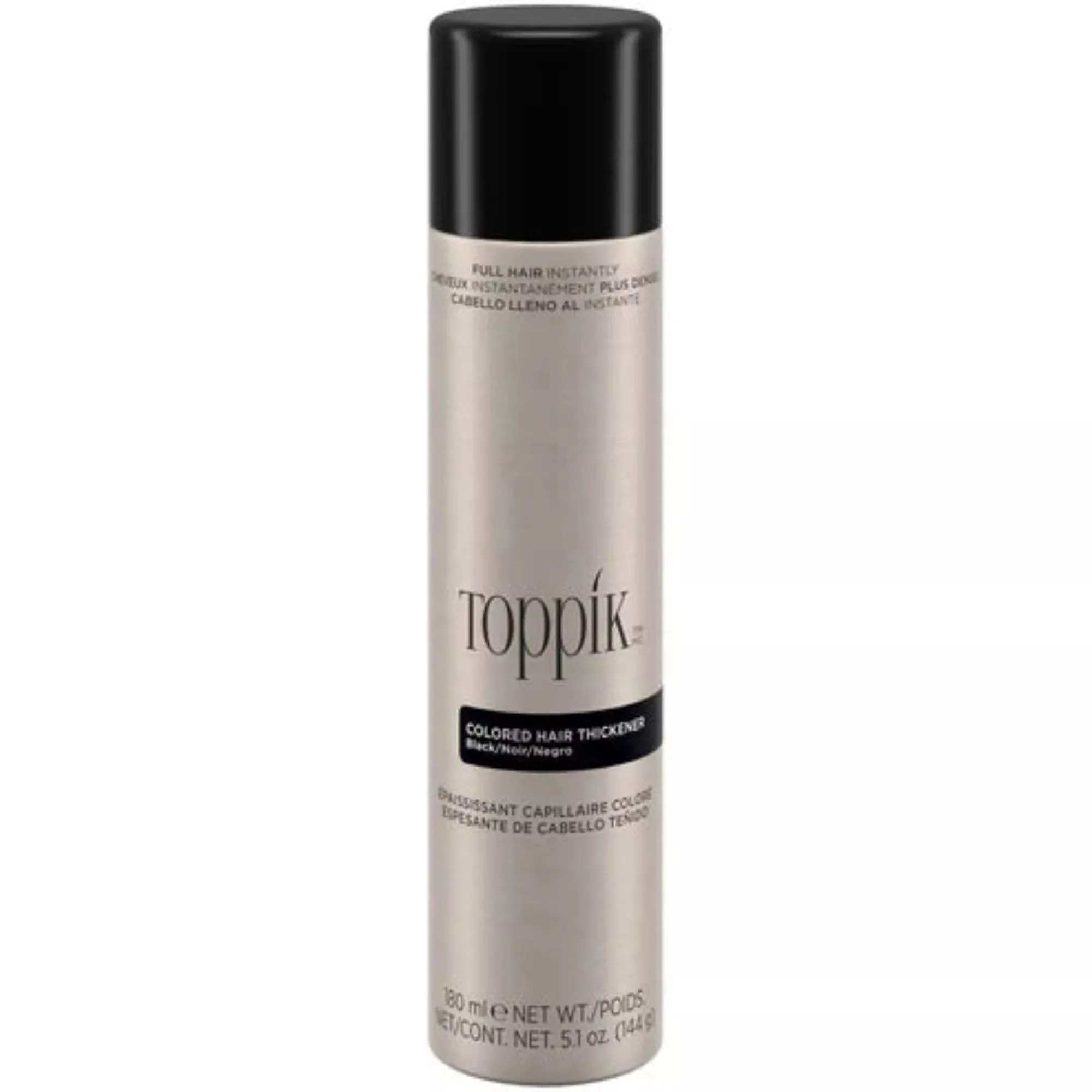 Toppik Colored Hair Thickener Spray - Black 5oz