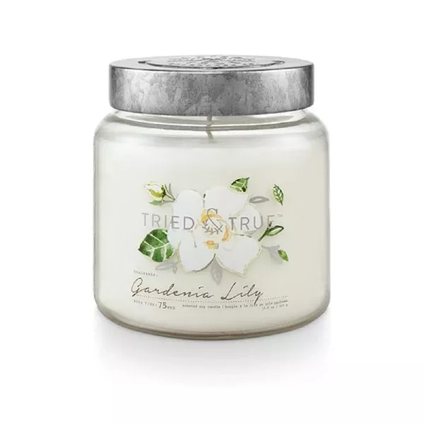 TRIED & TRUE LARGE JAR CANDLE - GARDENIA LILY