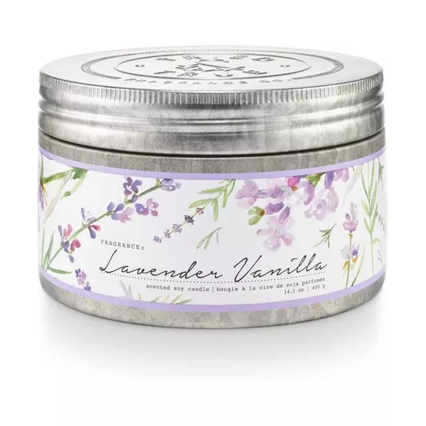 TRIED & TRUE LARGE TIN CANDLE – LAVENDER VANILLA