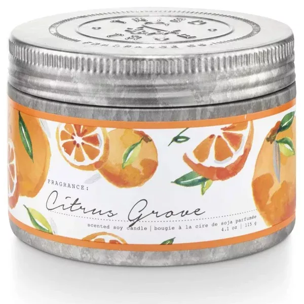 TRIED & TRUE SMALL TIN CANDLE – CITRUS GROVE