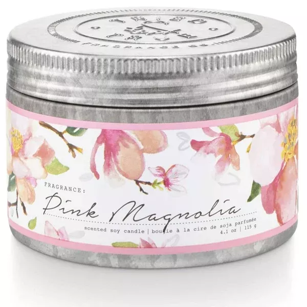 TRIED & TRUE SMALL TIN CANDLE – PINK MAGNOLIA