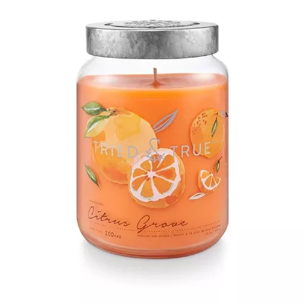 TRIED & TRUE XL JAR CANDLE - CITRUS GROVE