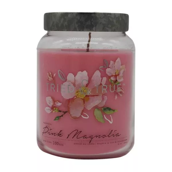 TRIED & TRUE XL JAR CANDLE – PINK MAGNOLIA