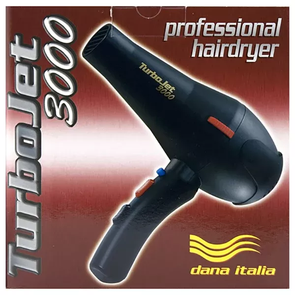 Turbomax 3000 professional 1600 watts Black / Red dryer