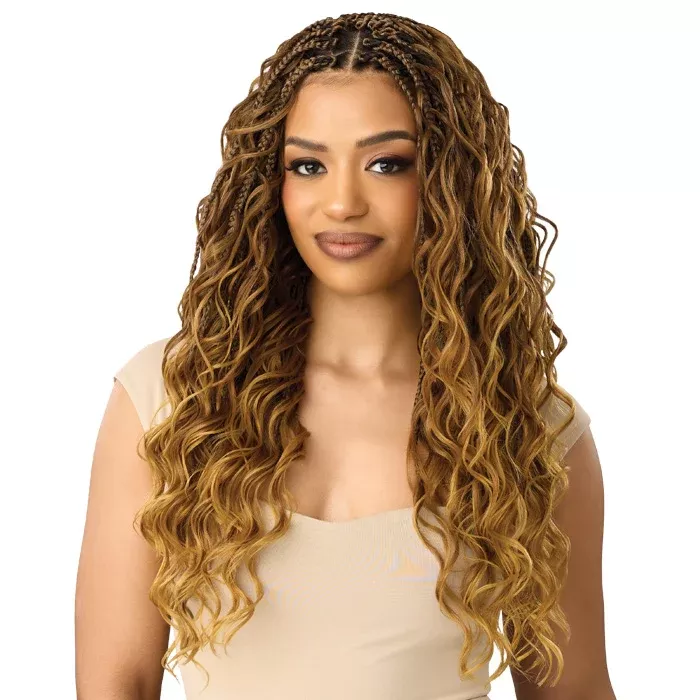 Twisted Up X-Pression By Outre Pre-Loop Crochet Braid - HYPER BORABORA LOOSE DEEP 20" 3X