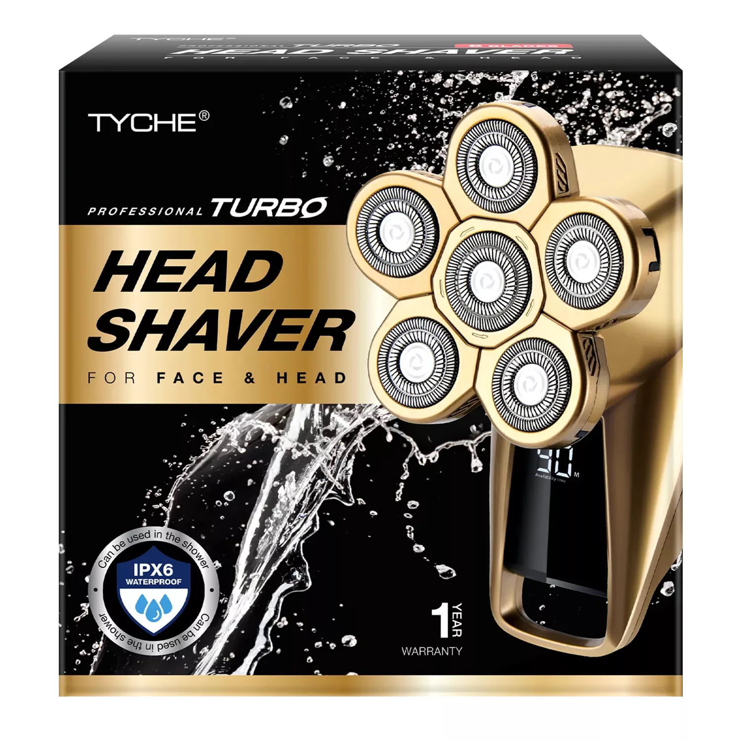 Tyche 6 Blades Head Shaver