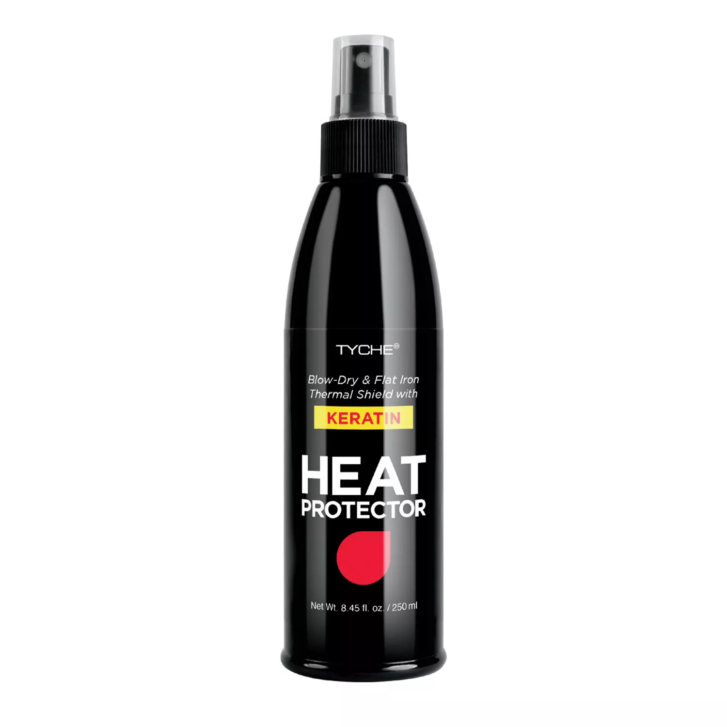 Tyche Black Heat Protector Flat Iron Spray
