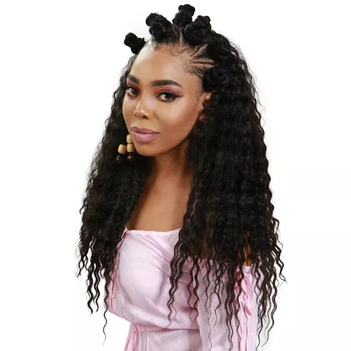 Ultima Dalva Collagen Protein Hair Crochet Braid - RIPPLE WAVE BULK BRAID 18"