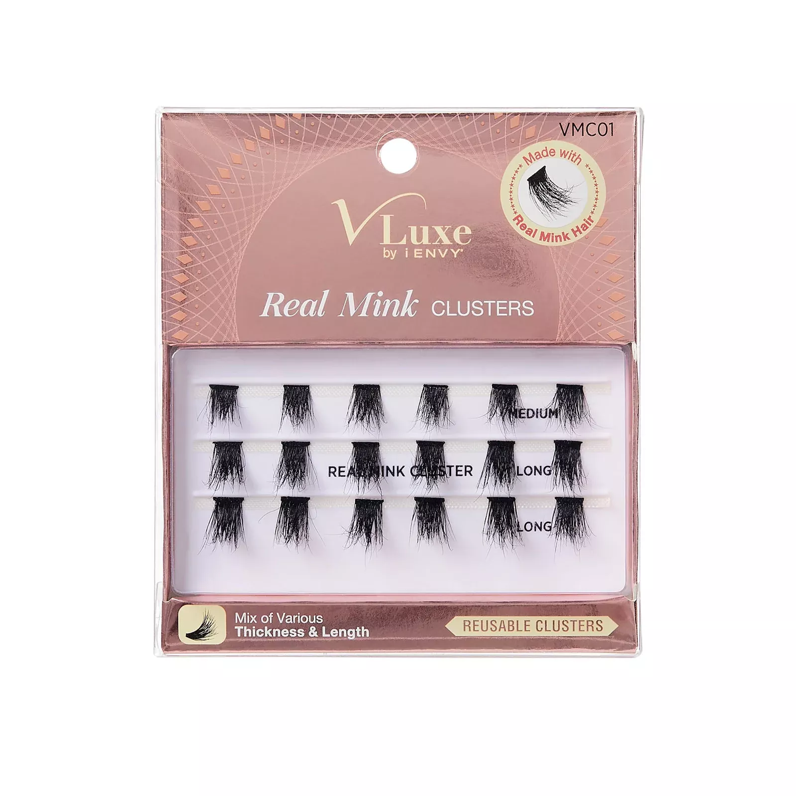 V LUXE BY iENVY MINK CLUSTER LASHES