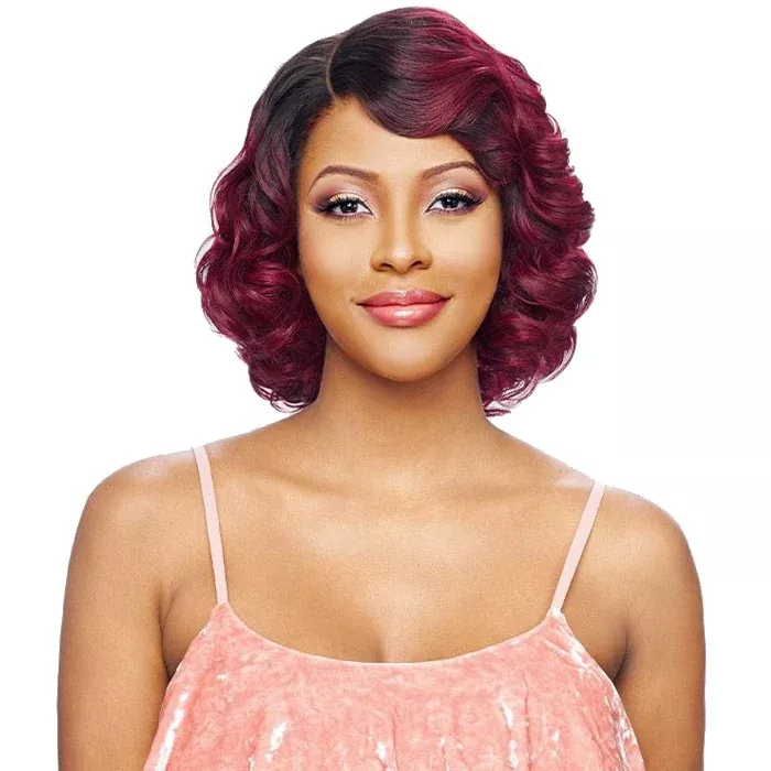 Vanessa 100% Brazilian Human Hair Swissilk Deep Part Lace Front Wig - TCH EMMA