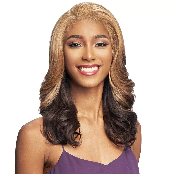 Vanessa All Black Style Full Coverage Ear to Ear Lace Front Wig - AB MELISSA
