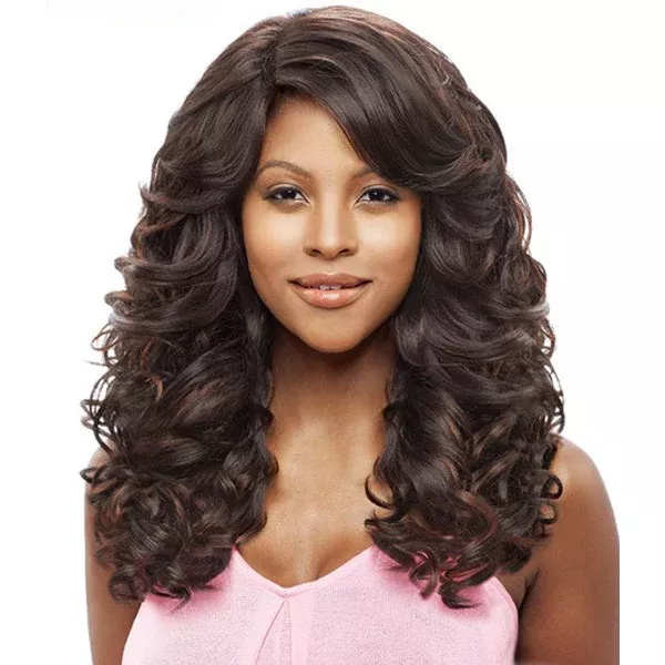 Vanessa Honey C Brazilian Human Hair Blend Lace Front Wig - TCHB MAVIOS