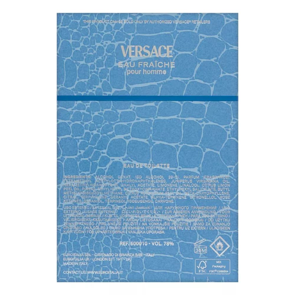 Versace Man Eau Fraiche by Versace for Men