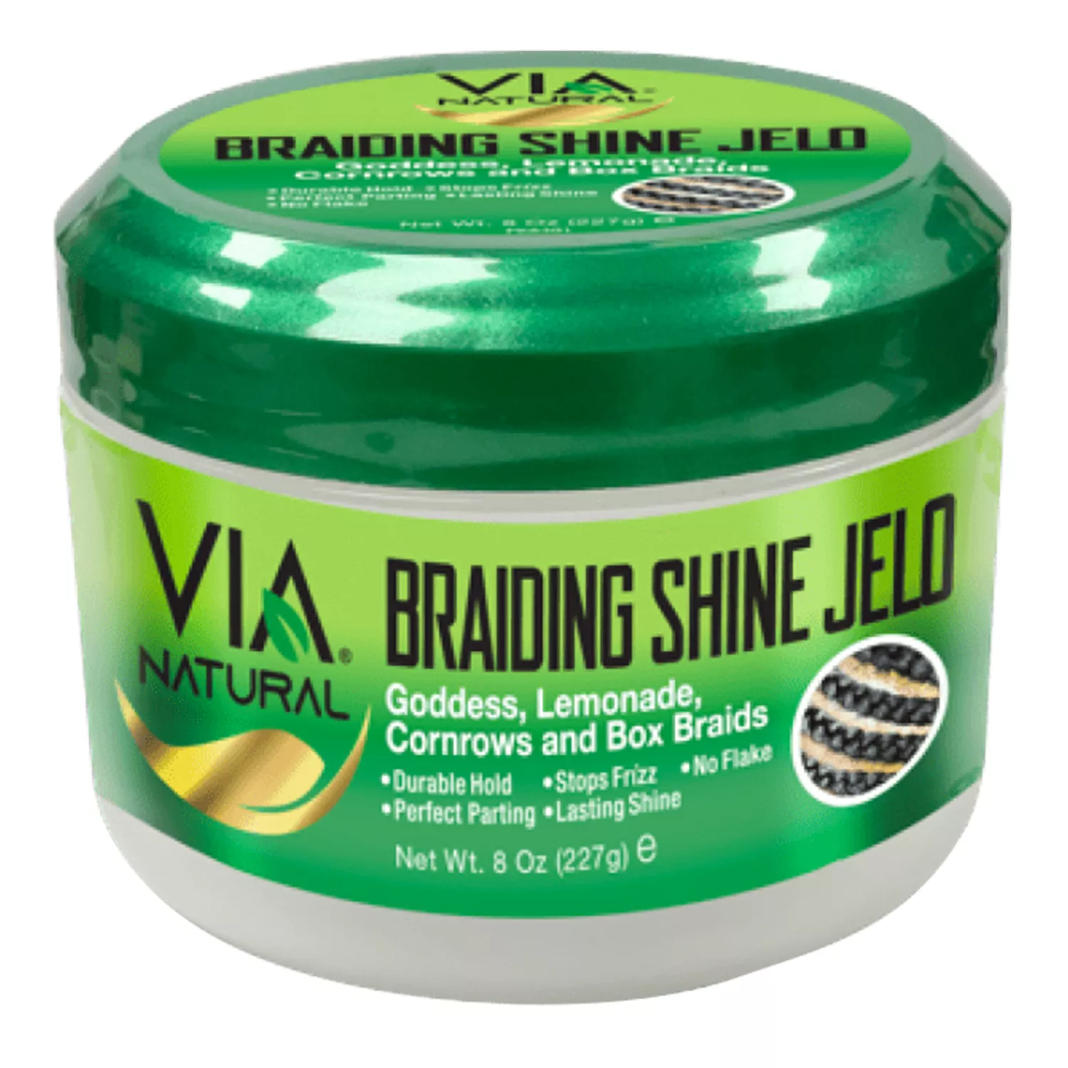 Via Natural Braiding Shine Jelo 8oz/ 227g