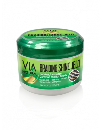 VIA NATURAL BRAIDING SHINE JELO 8oz