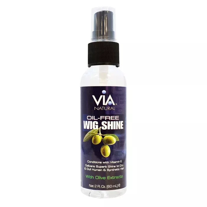 Via Natural Oil Free Wig Shine 2 Oz/4 Oz