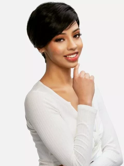 Vivica A Fox 100% Human Hair Pure Comfort Cap Full Wig - PEARL
