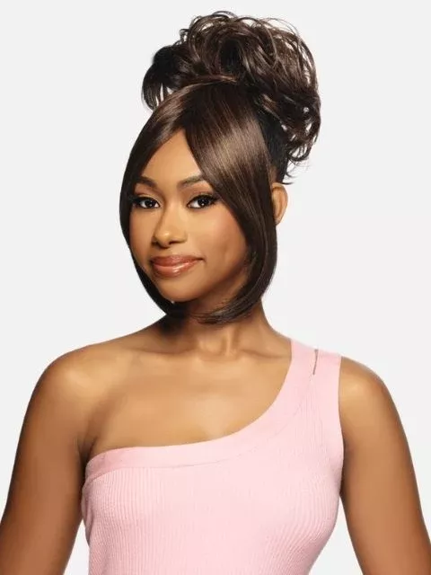 Vivica A Fox Bang N Bun Two in One Bang & Pony- BPB-IRIS