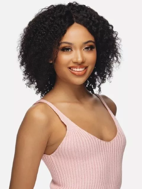 Vivica A Fox Black Rose 100% Human Hair HD 13x4 Lace Front Wig BURMESE CURLY"