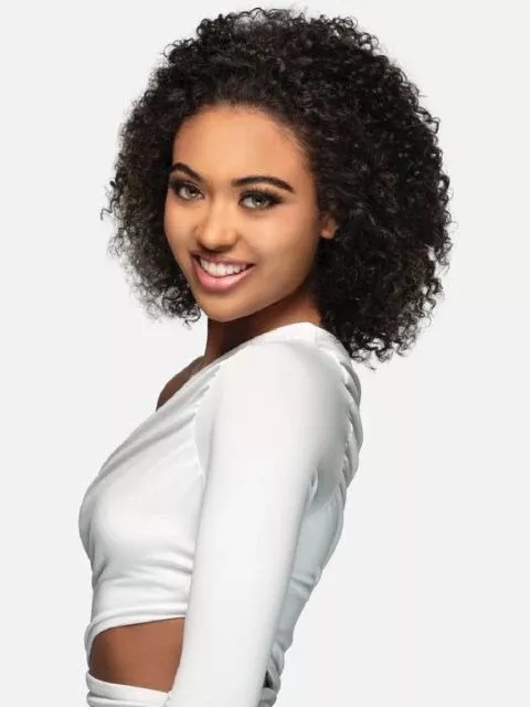Vivica A Fox Black Rose 100% Unprocessed Human Hair 3in1 Half Wig- HW-410