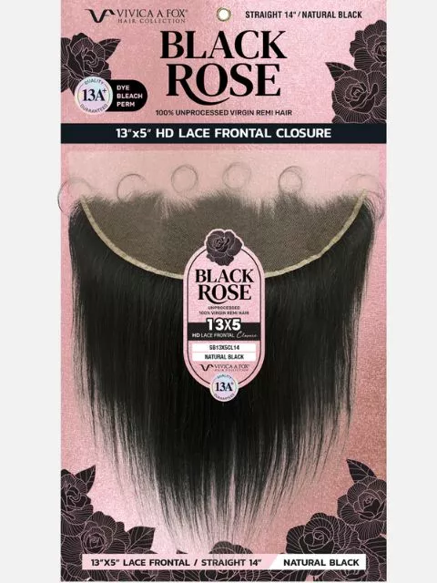Vivica A Fox Black Rose 13X5 HD Lace Frontal Closure- STRAIGHT"