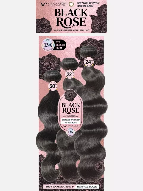 Vivica A Fox Black Rose BODY WAVE 20"/22"/24" Weave