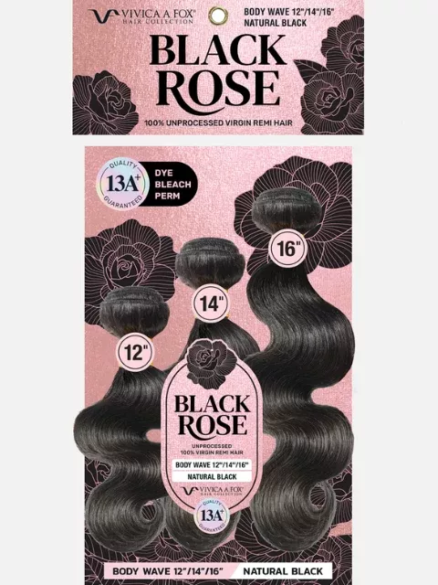 Vivica A Fox Black Rose BODY WAVE 246" Weave