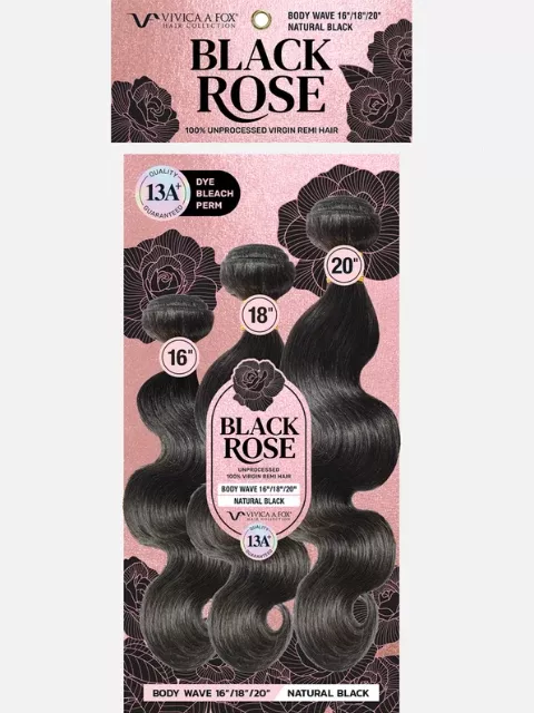 Vivica A Fox Black Rose BODY WAVE 682" Weave