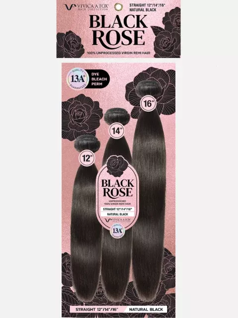 Vivica A Fox Black Rose STRAIGHT 12"/14"/16" Weave