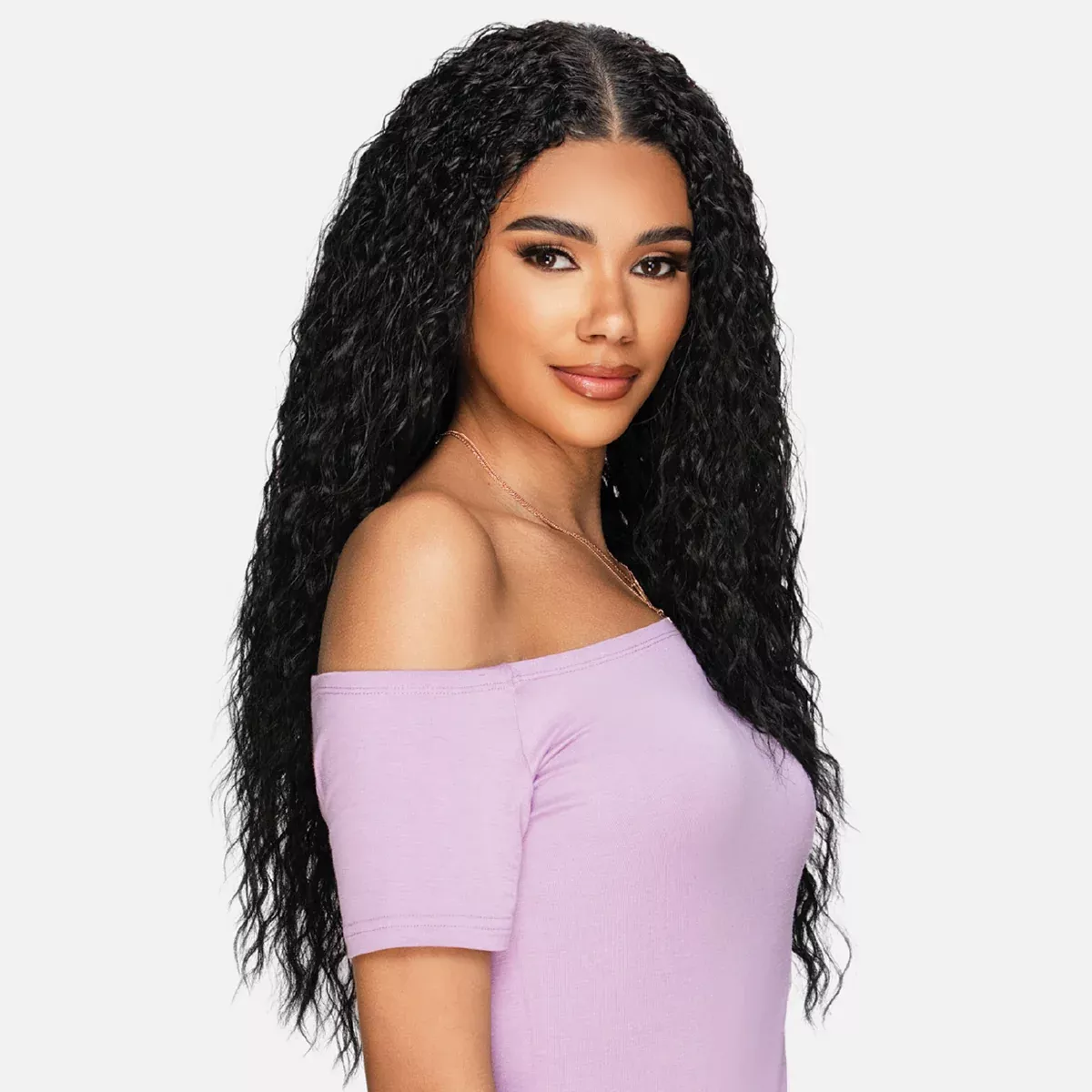 Vivica A Fox Human Hair Blend V Part Wig - V RING