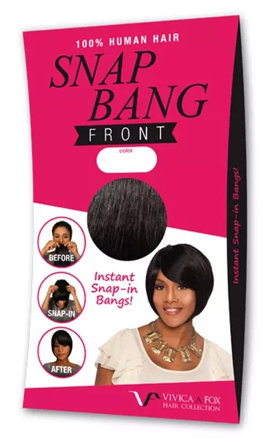 Vivica A Fox Human Hair Snap Bang Front Piece
