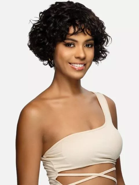 Vivica A Fox Imperial 100% Human Hair Pure Comfort Cap Full Wig -RUBY