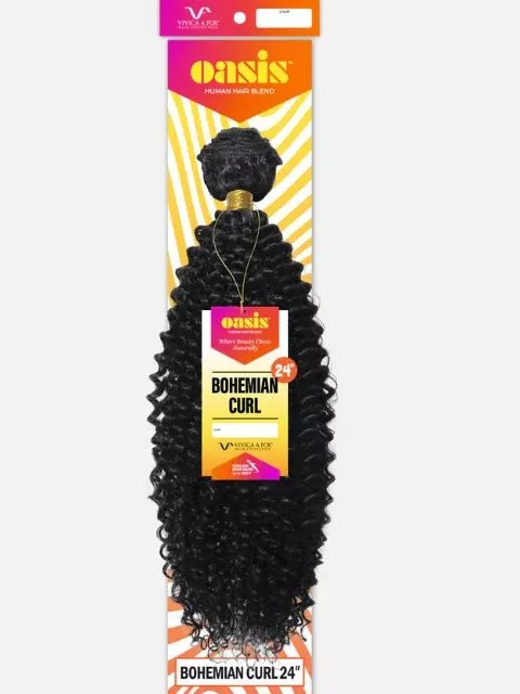 Vivica A Fox Oasis 100% Human Hair Blend OASIS BOHEMIAN CURL 24″ Bulk