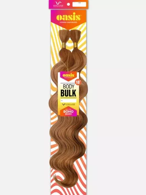 Vivica A Fox Oasis Human Hair Blend OASIS BODY BULK 18″ Bulk