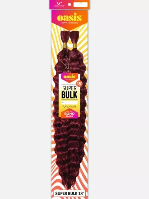 Vivica A Fox Oasis Human Hair Blend OASIS SUPER BULK 18″ Bulk