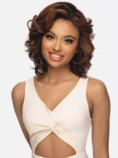 Vivica A Fox Pre-Cut 6×5 Blowout Deeep Lace Front Wig-FINGER ROLL”