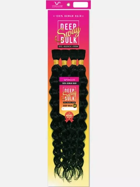 Vivica A Fox Sway 100% Human Hair DEEP BULK Weave