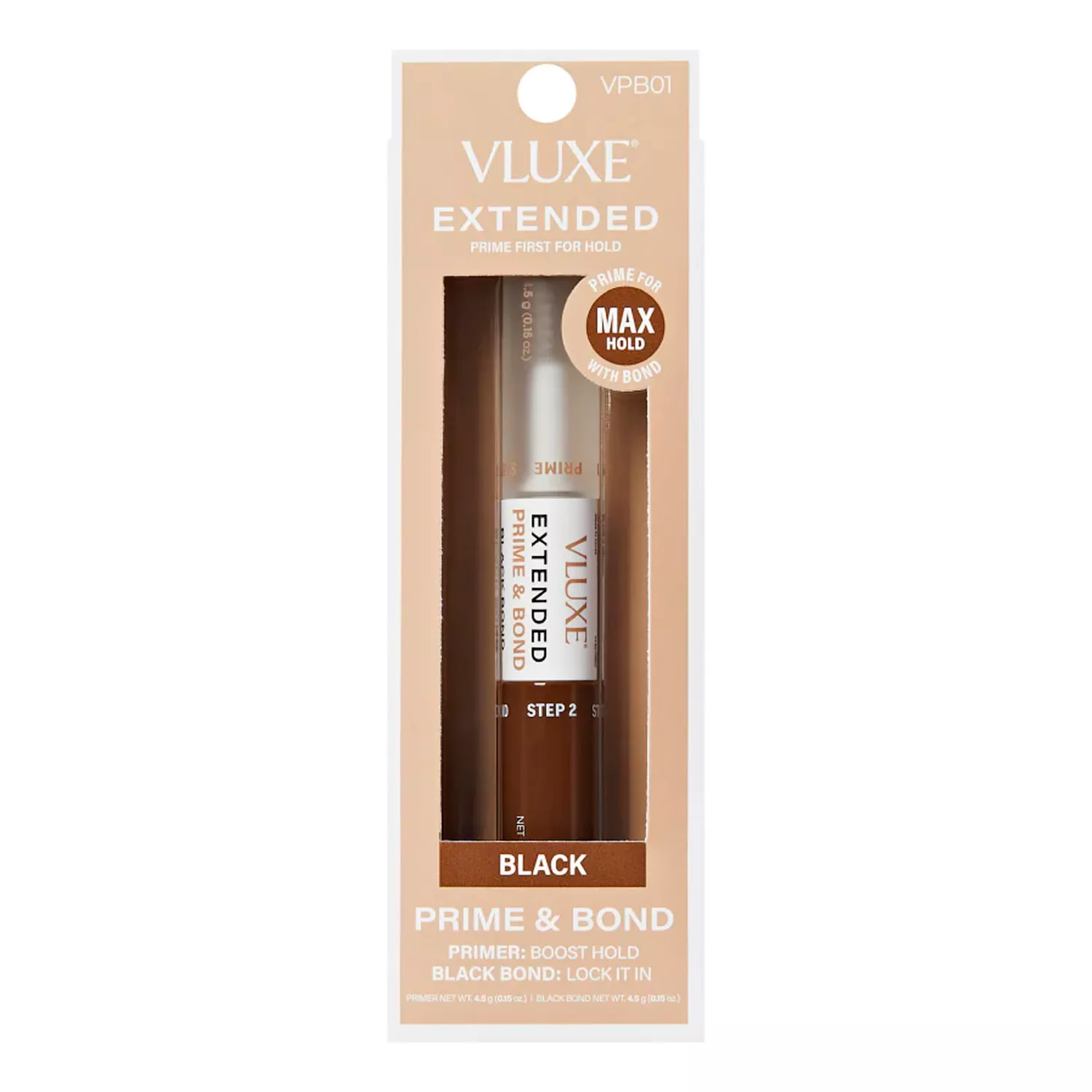Vluxe Extended Prime & Bond Eyelashes Black