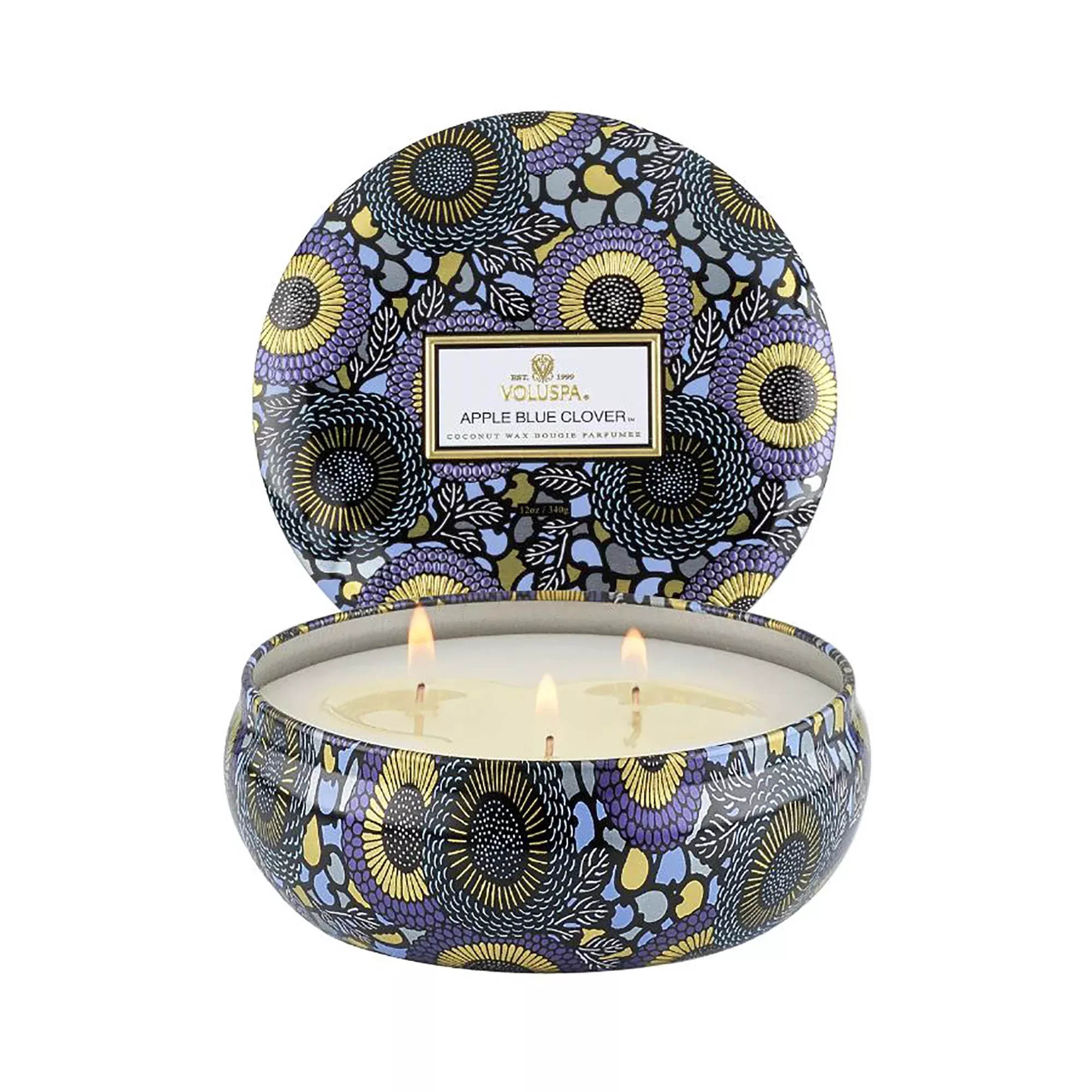 Voluspa Japonica 3 Wick Candle in Decorative Tin