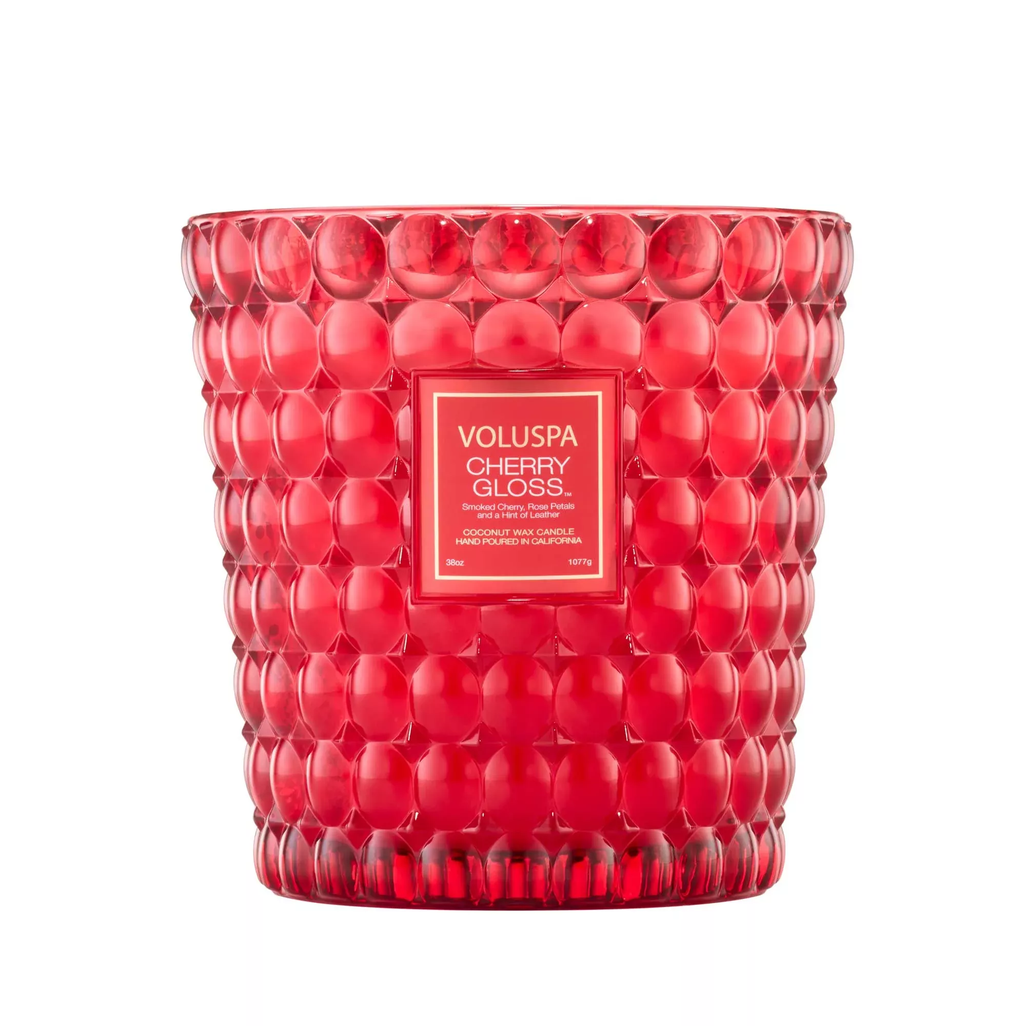 Voluspa Limited Editon Capsule Collection 3 Wick Hearth 38oz Candle - Cherry Gloss