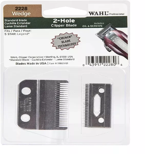 WAHL Professional 2 Hole Standard Wedge Clipper Blade