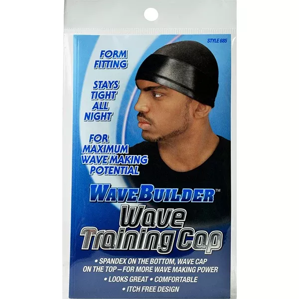Wave Builder Wave Training Cap Style 685 Black