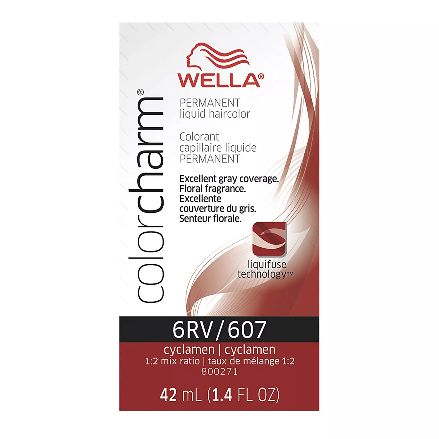 Wella Color Charm Permanent Liquid Hair Color Red 1.4oz/ 42ml