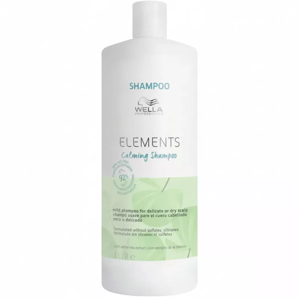 Wella Professionals Elements Calming Shampoo 1000ml – Sensitive Scalp Shampoo