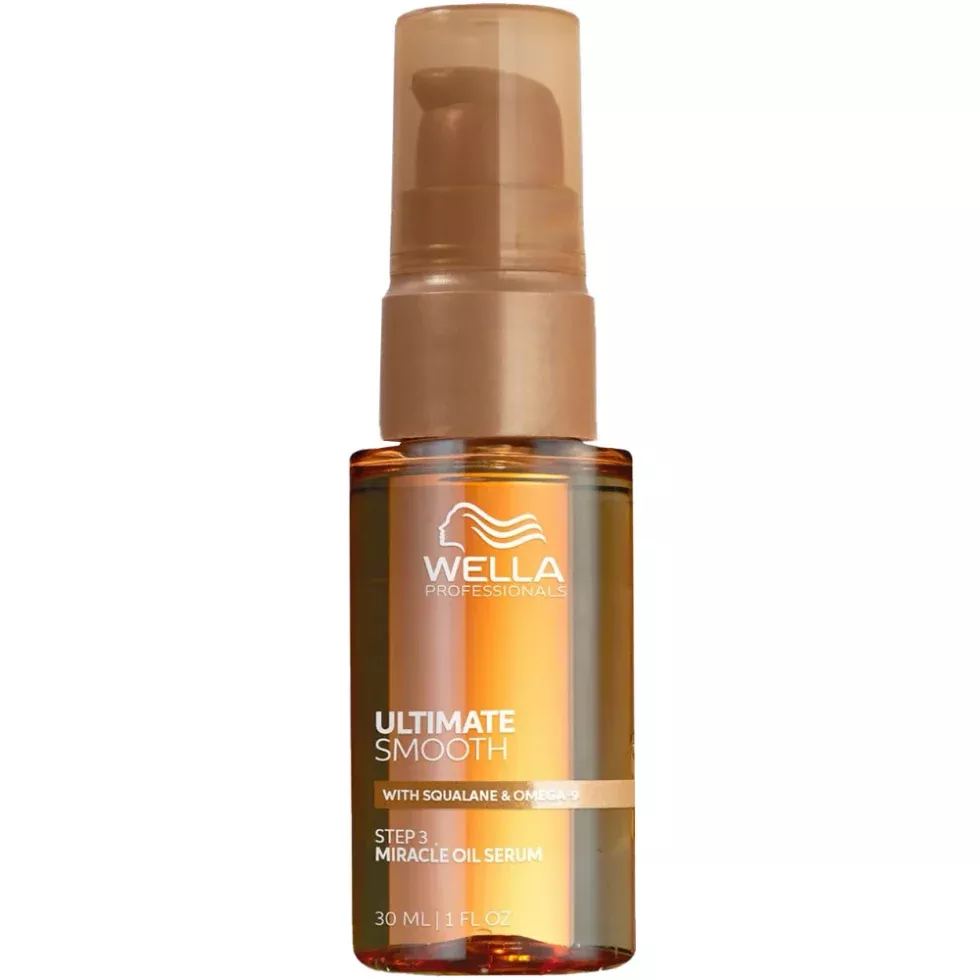 Wella Professionals Ultimate Smooth Miracle Oil Serum 30ml | Frizz Control Shine