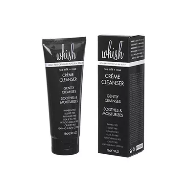 Whish Beauty Crème Cleanser – Rice Milk + Rose - 4 Fl. Oz.