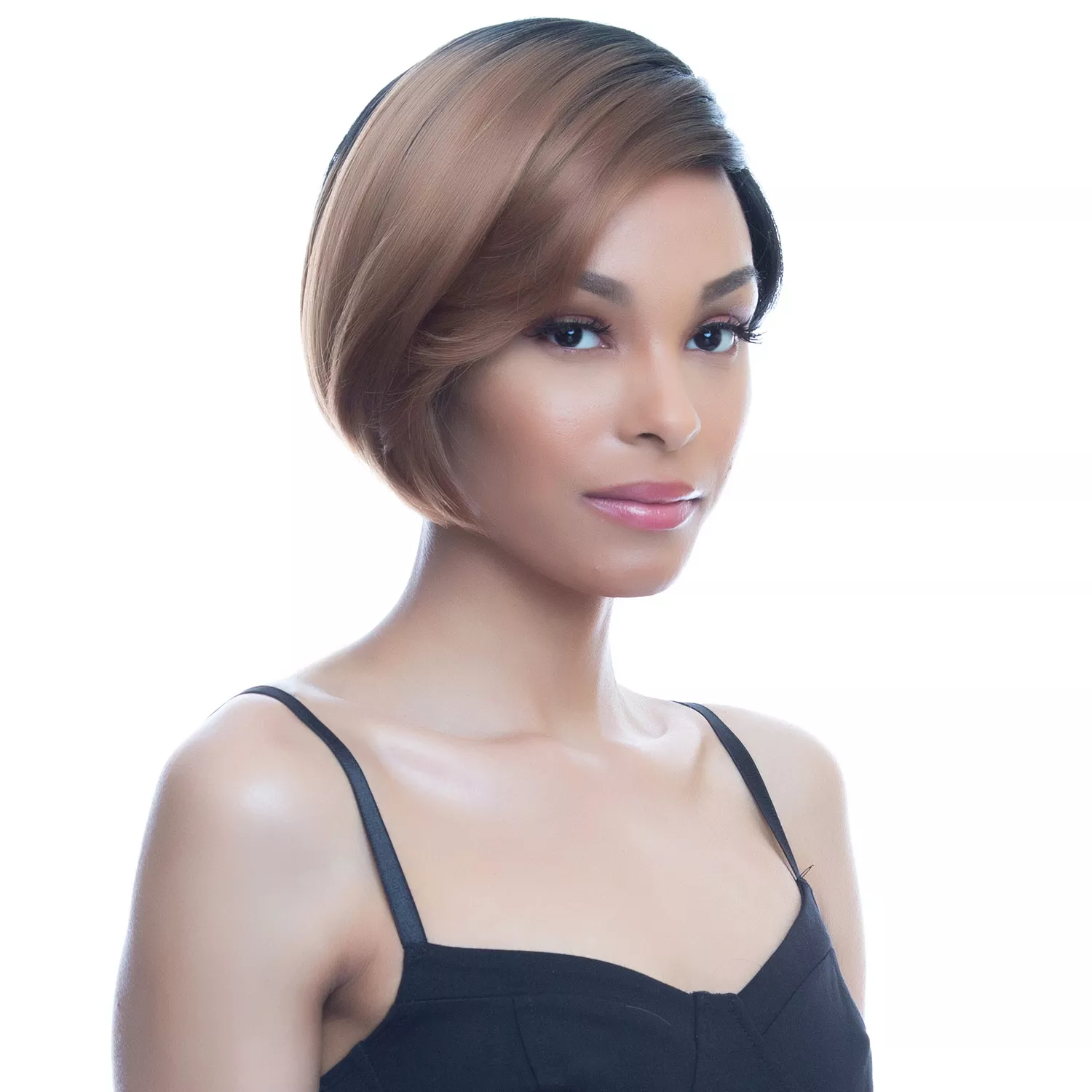 The Wig Human Hair Blend Lace Part Wig HPL-Fly
