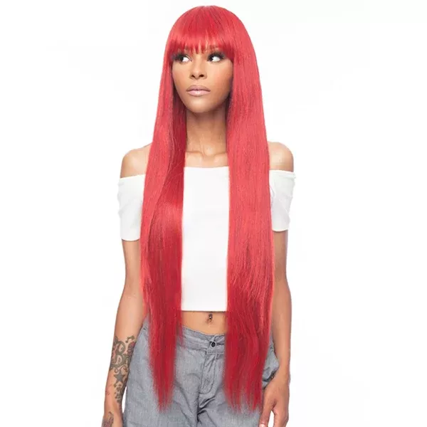 The Wig Human Hair Blend Wig HH-Straight 32"