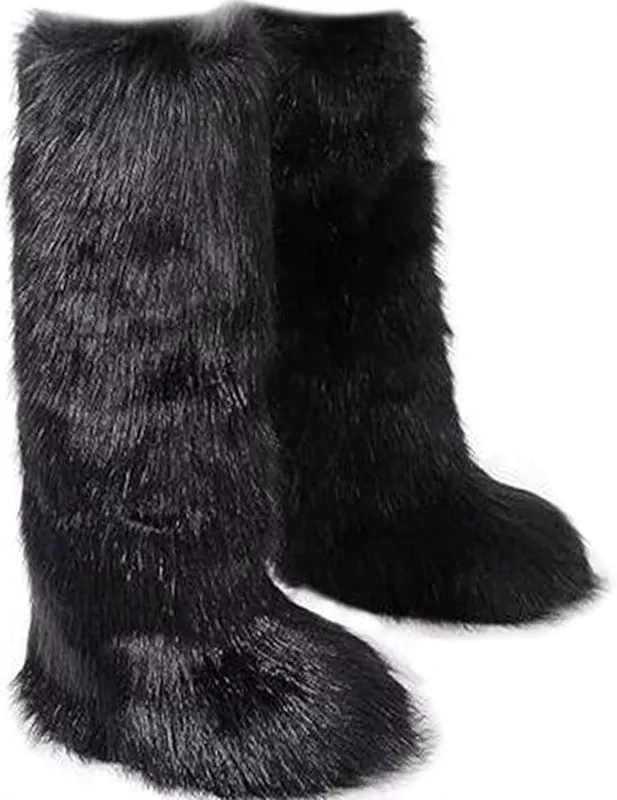 WINTER COZY FUR LONG BOOTS